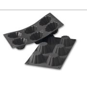 Форма силик. д/зам. и вып. "Бриошь" d79мм h37мм, 6 ячеек 30SF034N