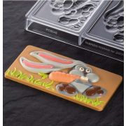 Форма д/шок. "Easter Bunny" mm 154x72X13 h, 100гр, 3 ячейки, п/к PC5048