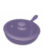 Сковорода керамическая с крышкой D23.5см/1,5л MALVA, 129204,  BM23-4509