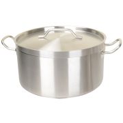 Кастрюля10л d28х16см,с крышкой, нерж.сталь X3041