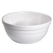 Миска 2,5л d23см, меламин, Ben, цвет белый S-2676