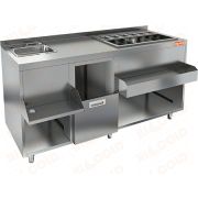 HICOLD Барная станция  HICOLD  НБМКС-15/6БПК (без ящиков и вертушки)