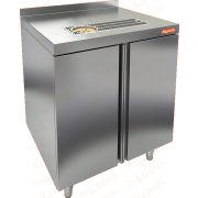  Стол закрытый с каплесборником и ополаскивателем, с бортом    НБМСЗКСО-7/5Б