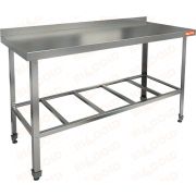  Стол пристенный с бортом с полкой решеткой    НСО-14/6Б ЭЦ