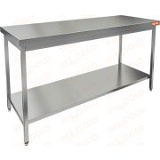 Стол нержавеющий разделочный центральный с полкой    НСО-15/7П