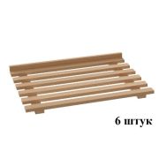 Atesy Комплект деревянных полок к ШЗХ-С- 600.600-02-Р (натур. бук)