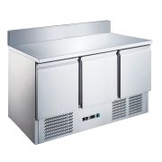 СТОЛ С ОХЛАЖД.ШКАФОМ HURAKAN HKN-GNL3TN-SB С БОРТОМ