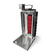 Гриль для шаурмы стеклокерамический KARSTONTECH ERD-05-E, 5 зон нагрева, верхний привод