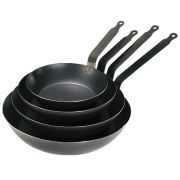 Сковорода d26см h4,4см, голубая сталь "La Lyonnase" 5020.26