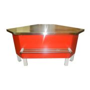 Прилавок холодильный среднетемпературный ПХС-УН (мясной. встроенное холодоснабжение)