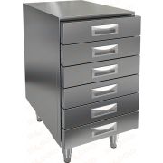 Дополнительный модуль к столу для пиццы HICOLD PZ 6 R