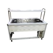 МЛОЭ/МВ3/СН - мармит 2-х блюд (нагрев воздушными ТЭНами), с гастроемкостями