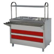 МЛОЭ/МВ3/ВН - мармит 2-х блюд (паровой «водяная баня».), с гастроемкостями