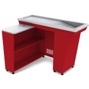 Кассовый бокс КБ-1,5-1Н одинарный накопитель (красный)