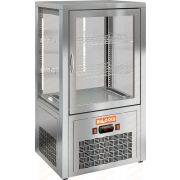 Настольная вертикальная холодильная витрина HICOLD VRC 70