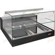 Настольная горизонтальная холодильная витрина с полкой HICOLD VRS 2 GN S