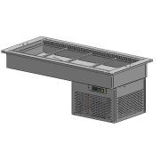 Ванна встраиваемая ВВХС-1,153/0,7 (3*GN 1/1, встроенное холодоснабжение, агрегат в кожухе)