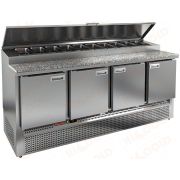 Стол охлаждаемый для пиццы HICOLD PZE1-1111/GN камень