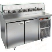 Стол охлаждаемый для пиццы HICOLD PZ1-11/GN стекло