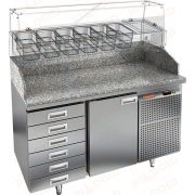 Стол охлаждаемый для пиццы HICOLD PZ4-1/GN 6R