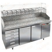 Стол охлаждаемый для пиццы HICOLD PZ4-11/GN 6R