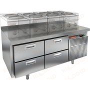 Стол морозильный HICOLD GN 22/BT LT