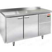 Стол морозильный с полимерным покрытием (RAL 7004) HICOLD GN 11/BT W