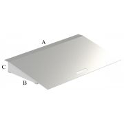 Пандусы для распашных и откатных дверей, h=80мм