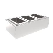 Холдер под 3 гастроемкости GN – 1/9 х100мм к «Баварии»