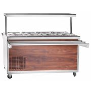 Прилавок для холодных закусок ПВВ(Н)-70ПМ-01-НШ передвижной
