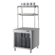 Прилавок приборов столовых с хлебницей ППСХ6