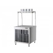 Прилавок приборов столовых ППС6