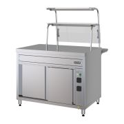 Прилавок нейтральный с полками ПНП