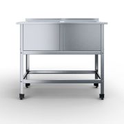 Ванна моечная сварная 2 емкости 890х480х850