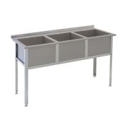 Ванна моечная ВМ-3/600 с бортом Алента