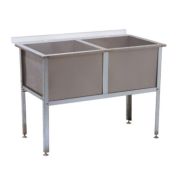 Ванна моечная ВМ-2/530 с бортом Алента