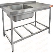 Ванна моечная 1 секционная HICOLD НСО1М-16/6БРЛ ЭН