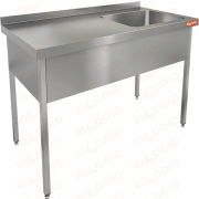 Ванна моечная односекционная мойка справа HICOLD НСО1М-14/7БП