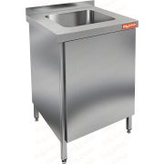 Стол производственный с распашными дверцами и моечной ванной HICOLD НСЗ1М-6/7БП