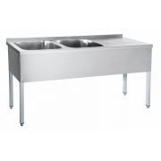 Стол для мойки овощей СМО-7-7 РЧ (каркас крашеный)