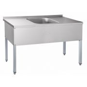 Стол для мойки овощей СМО-6-4 РЧ (каркас крашеный)