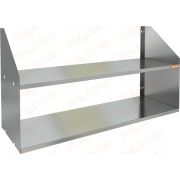 Полка нержавеющая настенная двойная HICOLD НПД-12/3