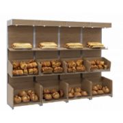 Нейтральные пристенные витрины CARBOMA