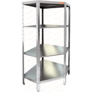 Стеллаж нержавеющий кухонный угловой HICOLD НСКУВ-7/6