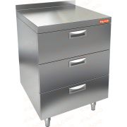 Стол с тремя ящиками с бортом HICOLD НБМТ 3-6/5Б