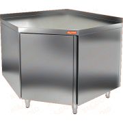 Стол угловой закрытый с бортом HICOLD НБМСЗУН-5Б