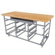 Стол кондитерский СК-Л-1-1600.700.900-02 (AISI 304)