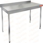 Стол производственный пристенный с бортом без полки HICOLD НСО-12/6Б