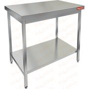Стол нержавеющий разделочный центральный с полкой HICOLD НСО-10/6П