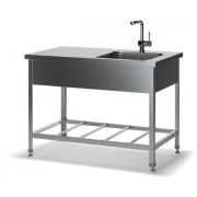 Стол с цельнотянутой мойкой МС-Н 1
